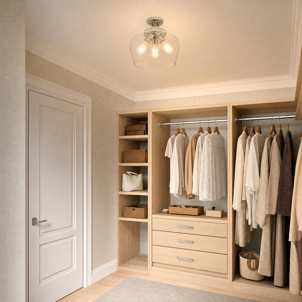 Semi-Flush Mts.-Savoy House-6-4035-3-BK