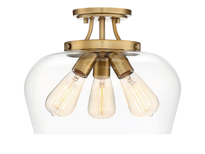 Semi-Flush Mts.-Savoy House-6-4035-3-BK
