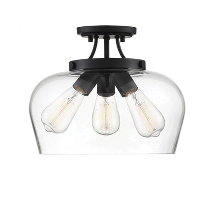 Semi-Flush Mts.-Savoy House-6-4035-3-BK