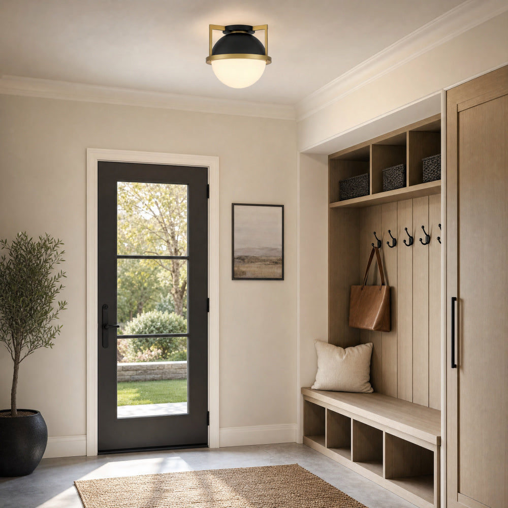 Flush Mounts-Savoy House-6-4602-1-143