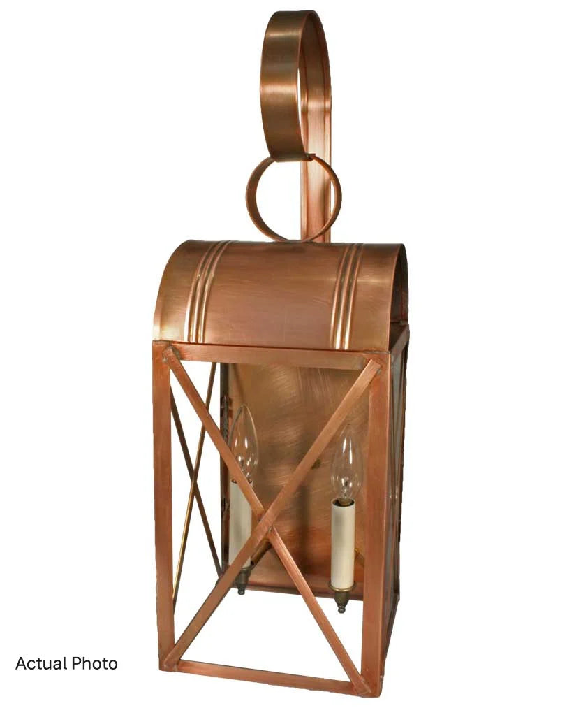 Adams Outdoor Wall Lantern with X-Bar 6051