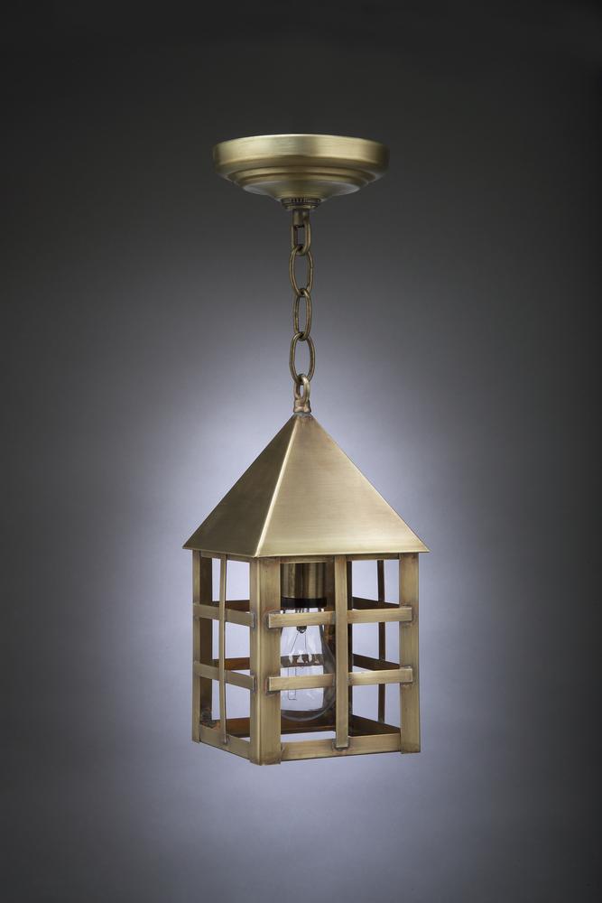 York Pyramind Top H Bars Outdoor Hanging Lantern 7112