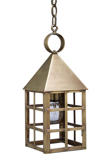 York Pyramind Top H Bars Outdoor Hanging Lantern 7132