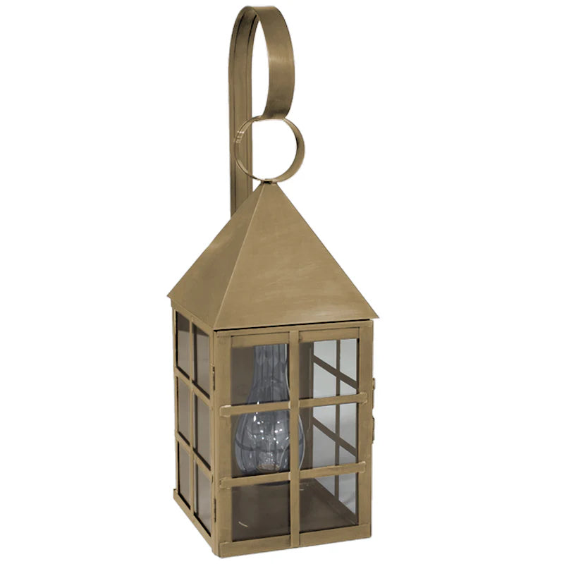York Large Pyramind Top H Bars Outdoor Wall Lantern 7141