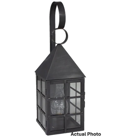 York Large Pyramind Top H Bars Outdoor Wall Lantern 7141