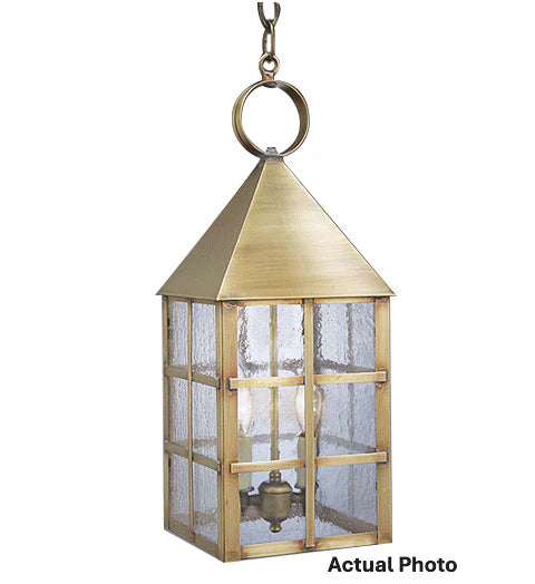 York Pyramind Top H Bars Outdoor Hanging Lantern 7142