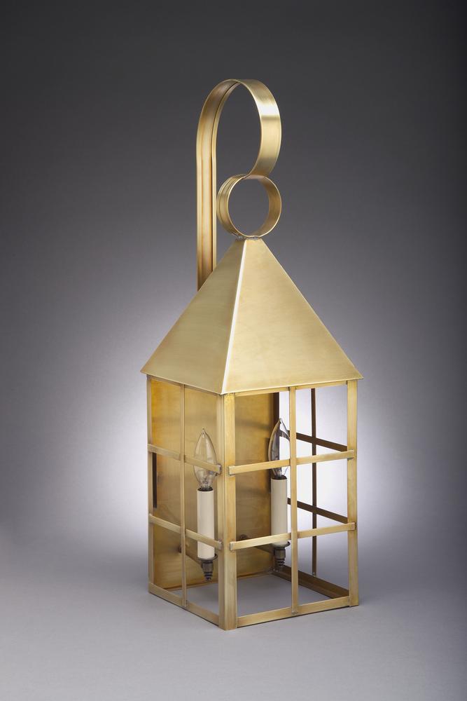 York Pyramind Top H Bars Outdoor Wall Lantern 7151