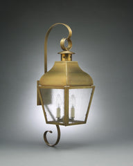 Stanfield Curved Top and Bottom Scroll Outdoor Wall Lantern 7638