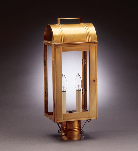 Livery Culvert Top Outdoor Post Lantern 8033