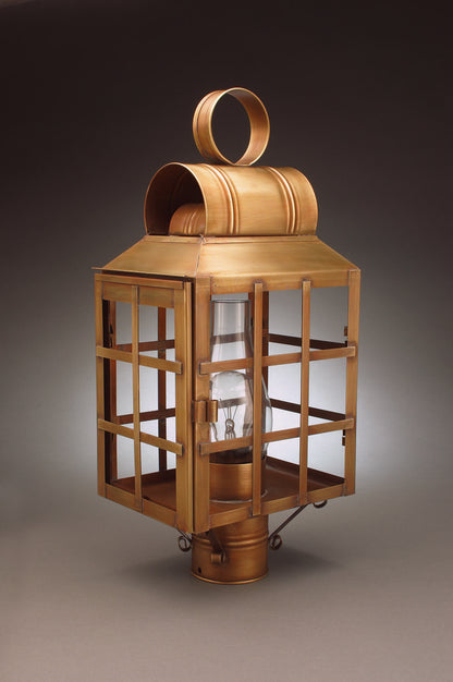 Lynn Culvert Top H Bars Outdoor Post Lantern 8133