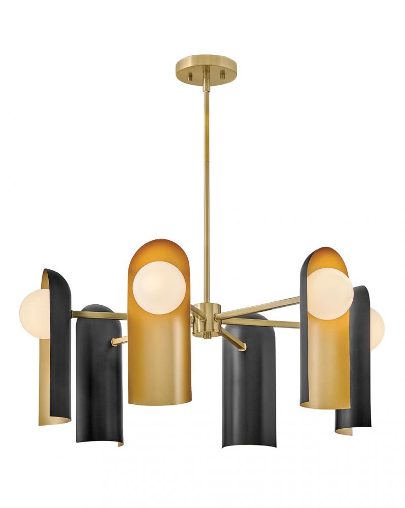 Zuri Medium Single Tier Chandelier (L84236) | Lark