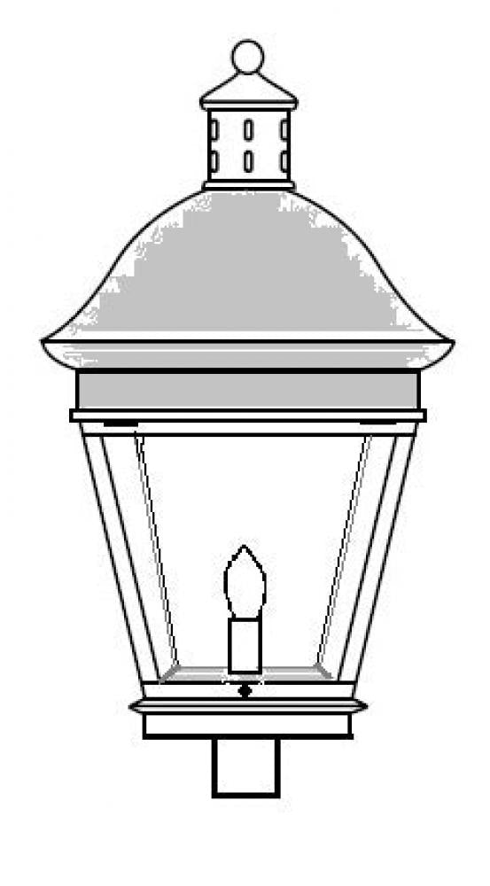 Rosalyne Outdoor Post Lantern 89702X