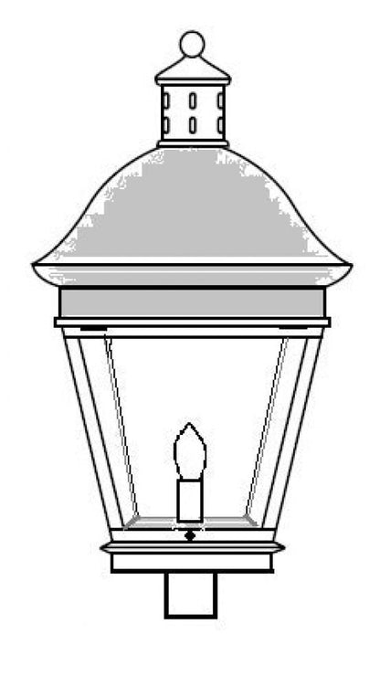 Rosalyne Outdoor Post Lantern 89702X