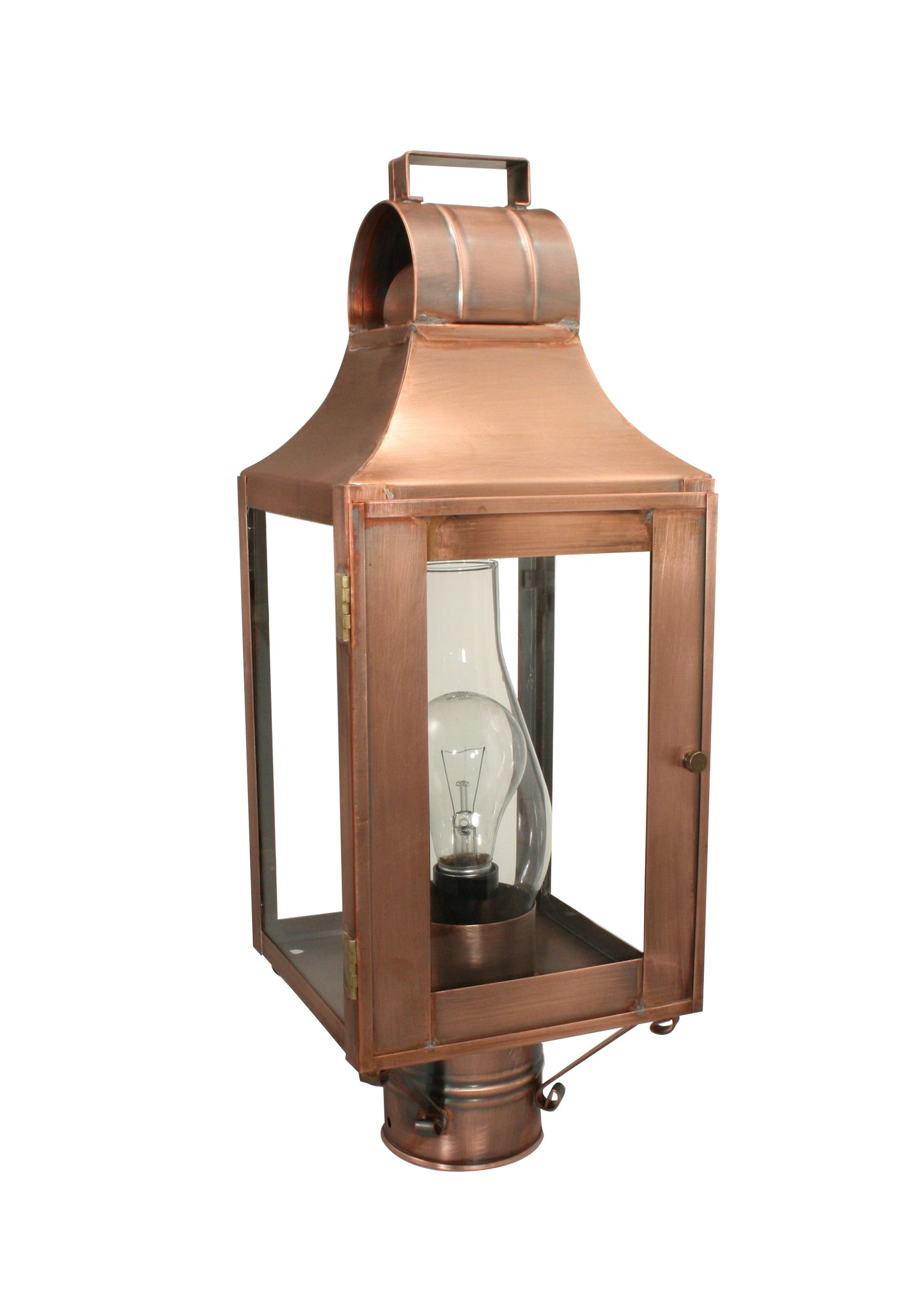 Livery Culvert Top Outdoor Post Lantern 9033