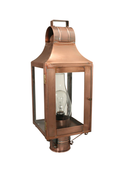 Livery Culvert Top Outdoor Post Lantern 9033