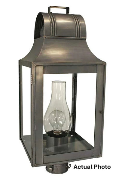 Livery Culvert Top Outdoor Post Lantern 9053