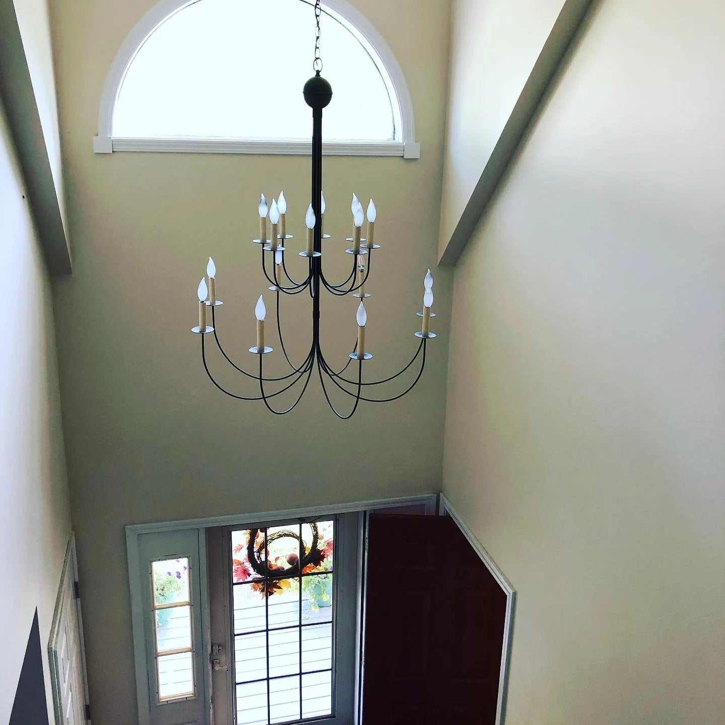 Chandelier Hanging 2 Tier J Arms 912