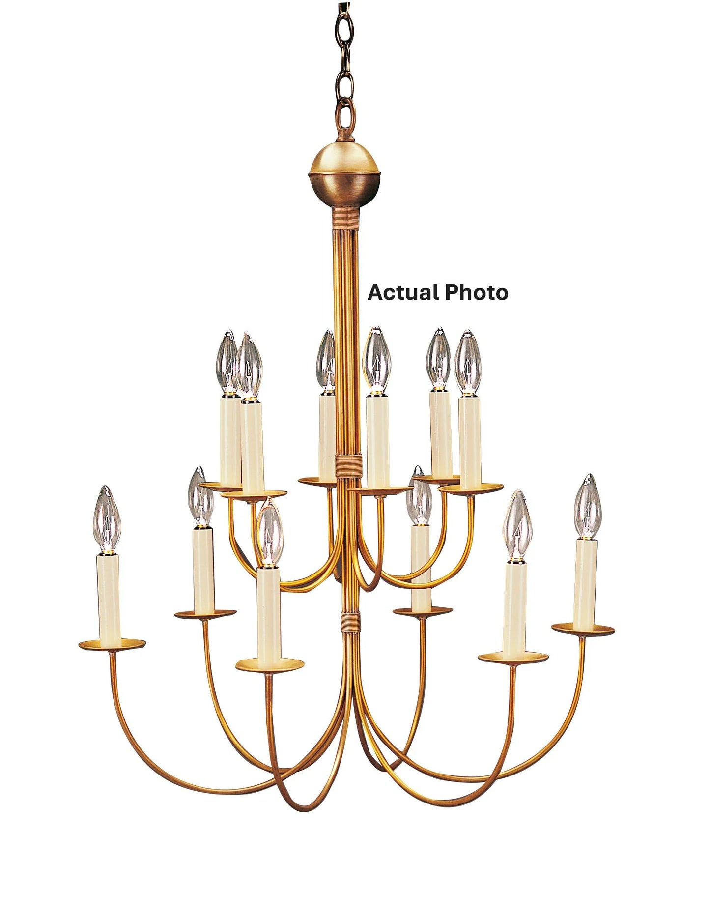 Chandelier Hanging 2 Tier J Arms 912