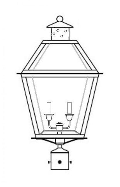 Kojan Outdoor Post Lantern 91412