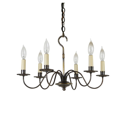 Six Arm Chandelier 982