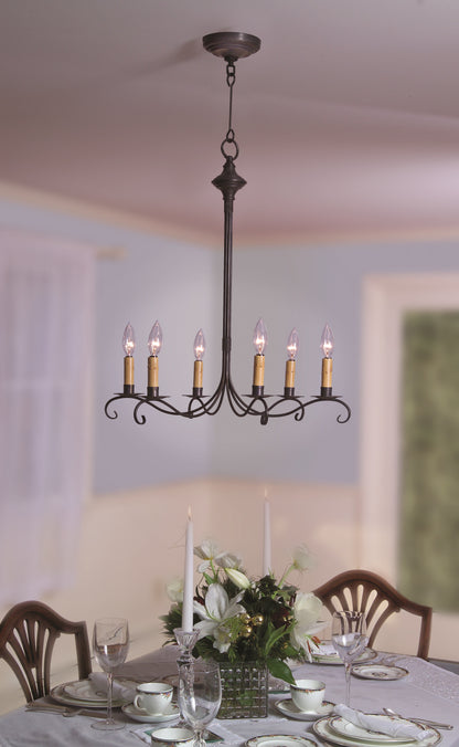 Chandeliers Six Arm Chandelier 983