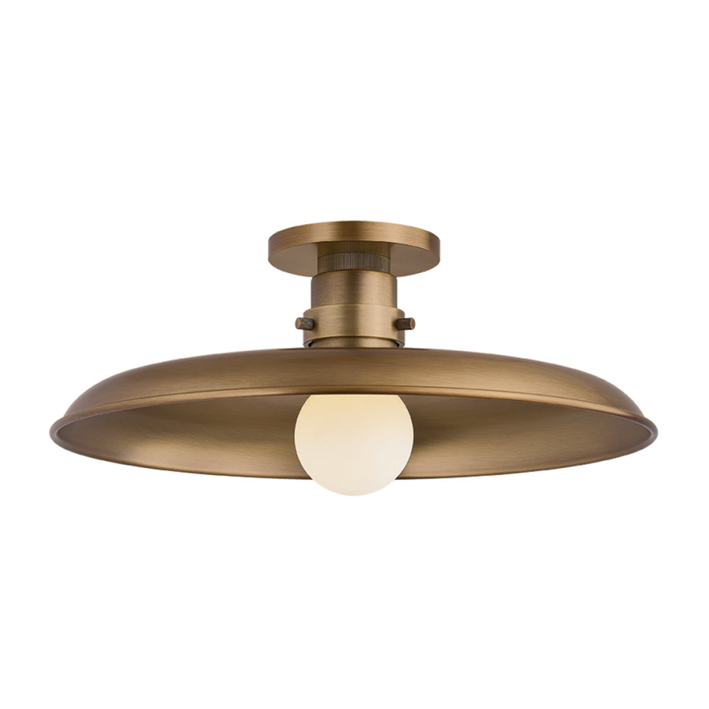 Semi-Flush Mts.-Troy-C3216-PBR