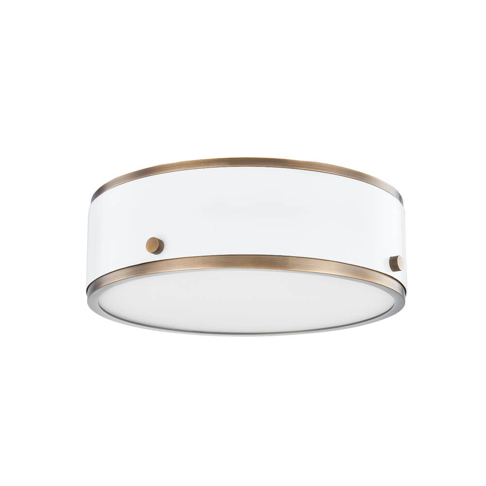 Flush Mounts-Troy-C8312-PBR/SWH