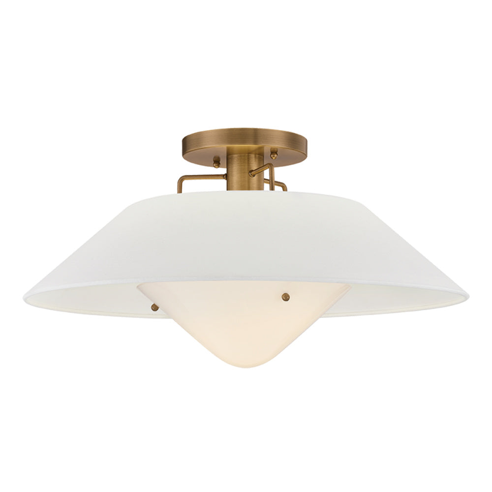 Semi-Flush Mts.-Troy-C8422-PBR