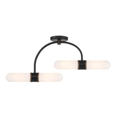 Semi-Flush Mts.-Crystorama-CAP-8514-MK-TG