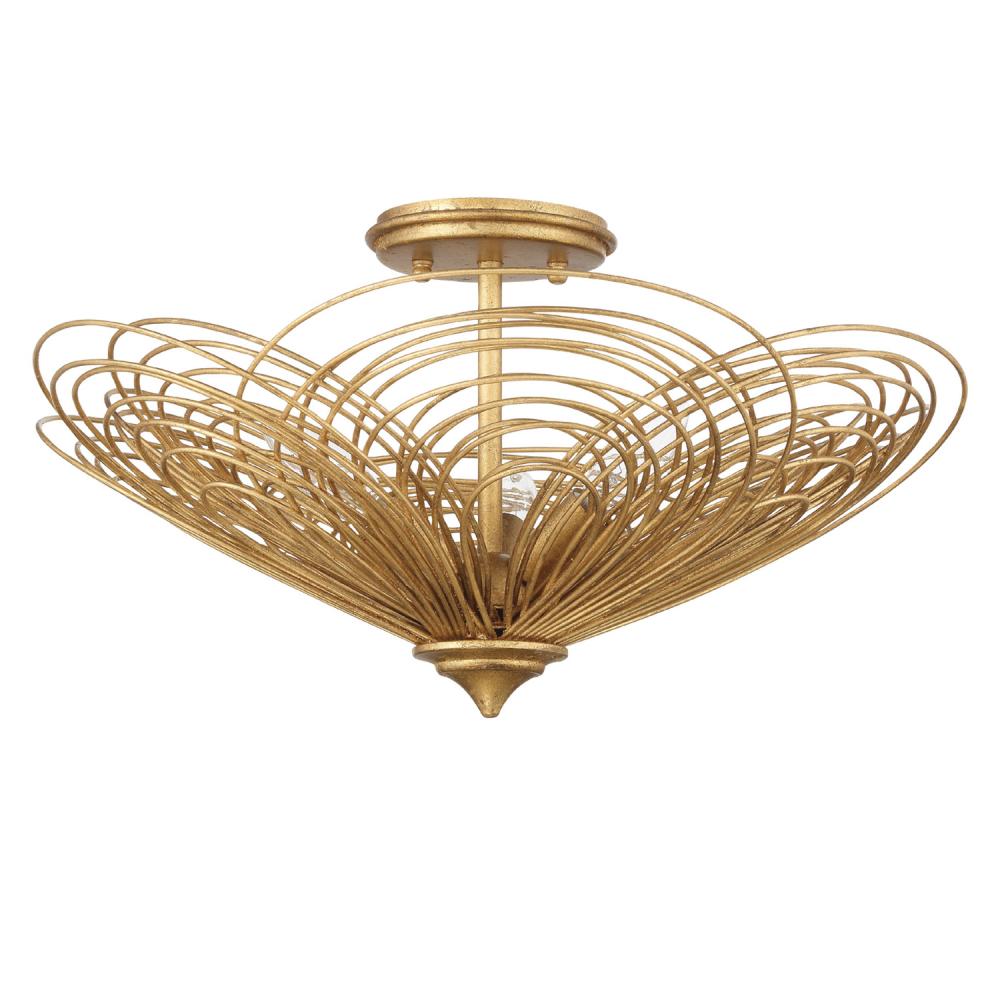 Semi-Flush Mts.-Crystorama-DOR-B7703