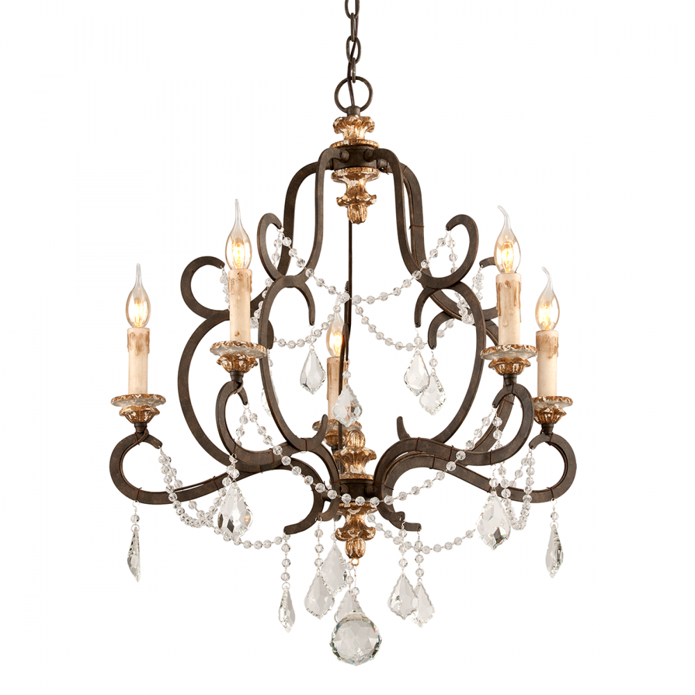 Chandeliers-Troy-F3515-PZ/DG