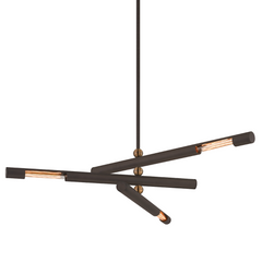Chandeliers-Troy-F6885-BRZ/PBR