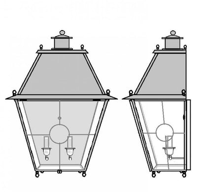Fairmont Outdoor Wall Lantern FA4730P