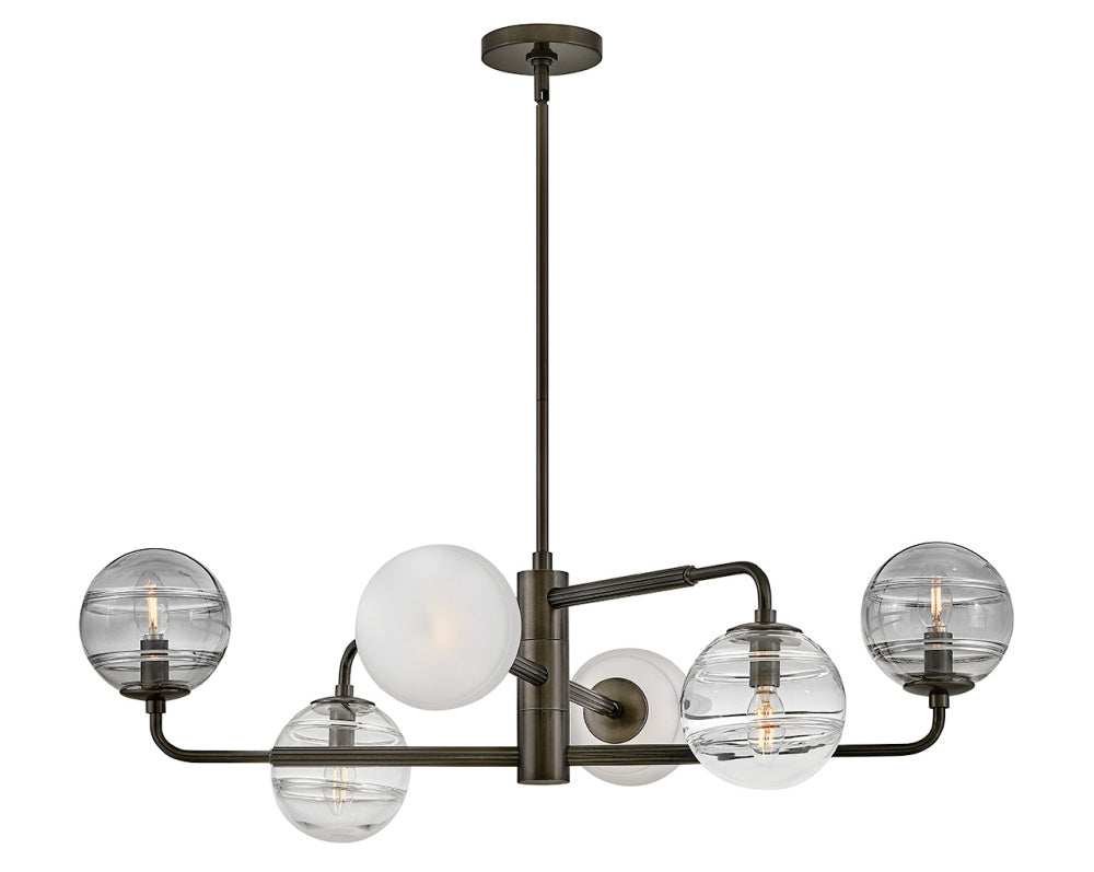 邦楽 Novelbright chandelier Oberon Large Adjustable Single Tier Chandelier (FR30506
