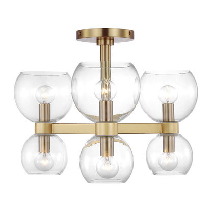 Semi-Flush Mts.-Visual Comfort & Co. Studio Collection-KSF1036