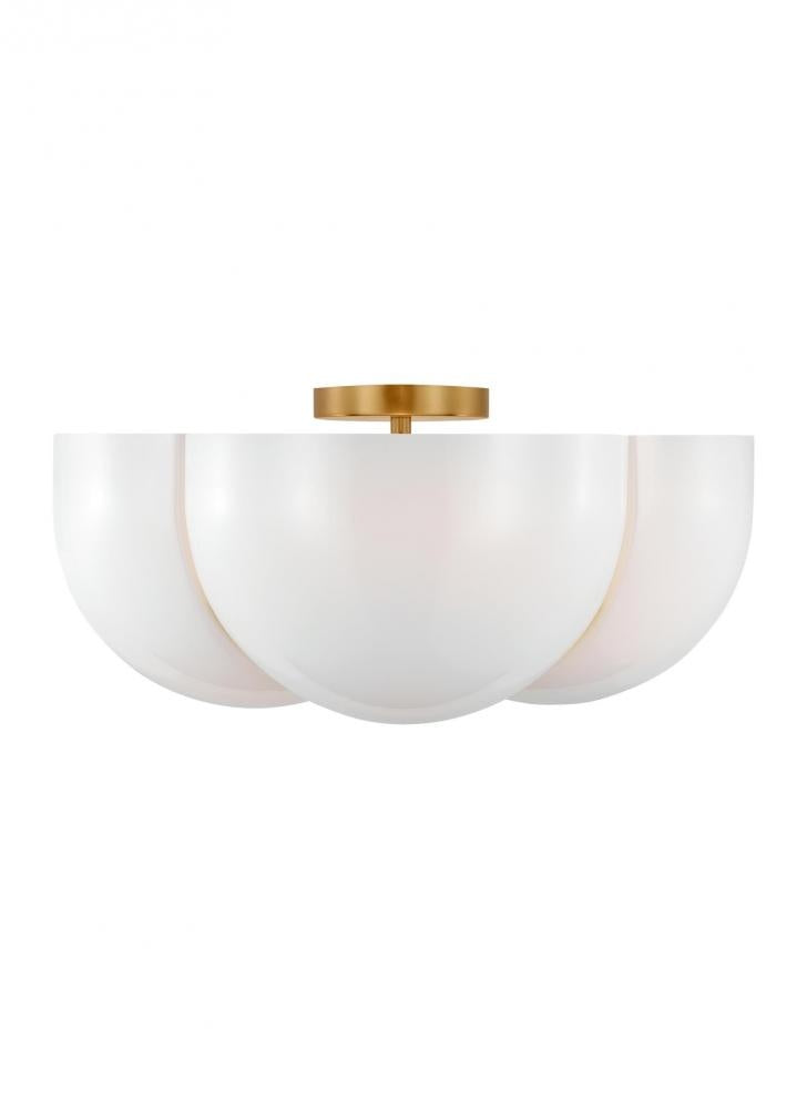 Semi-Flush Mts.-Visual Comfort & Co. Studio Collection-LXF1004