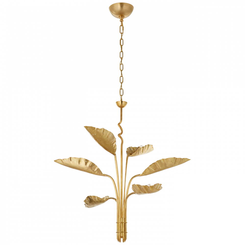 VC Studio Collection Dumaine Pierced Leaf Chandelier - Thumbnail 4