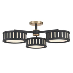 Flush Mounts-Crystorama-KEN-8300