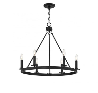 Chandeliers-Savoy House Meridian-M10093MBK
