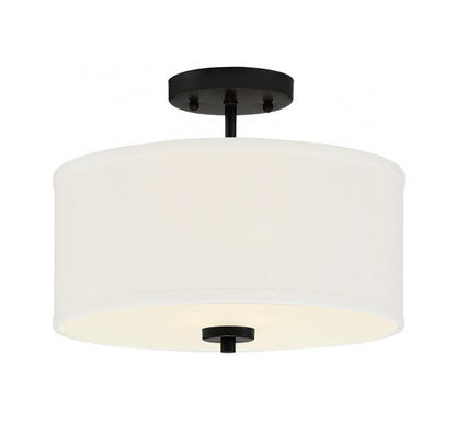 Semi-Flush Mts.-Savoy House Meridian-M60008MBK