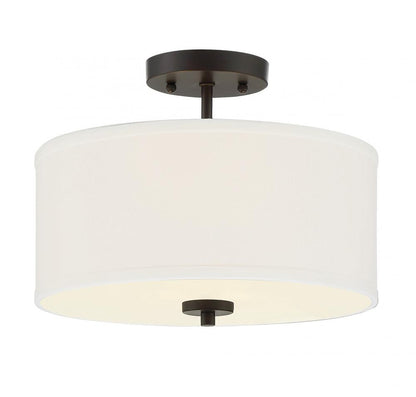 Semi-Flush Mts.-Savoy House Meridian-M60008MBK