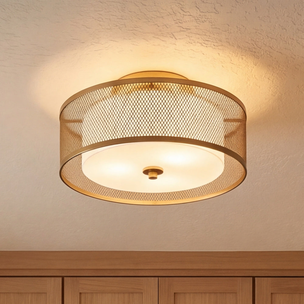 Semi-Flush Mts.-Savoy House Meridian-M60018MBK