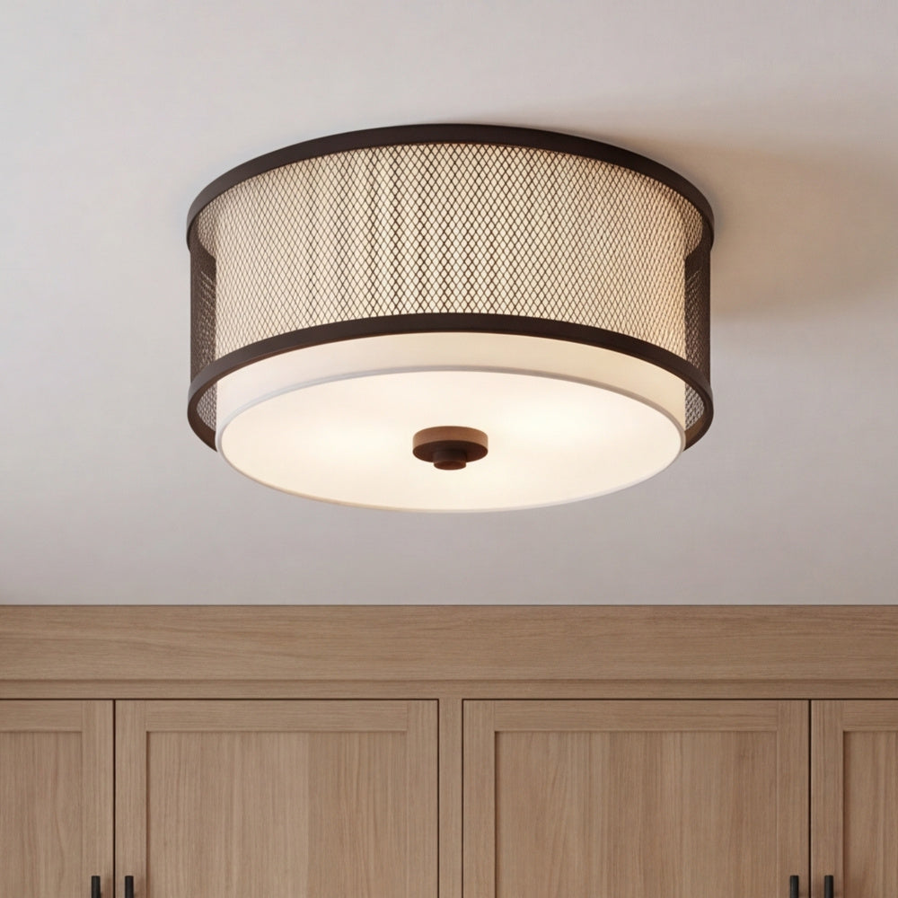 Semi-Flush Mts.-Savoy House Meridian-M60018MBK