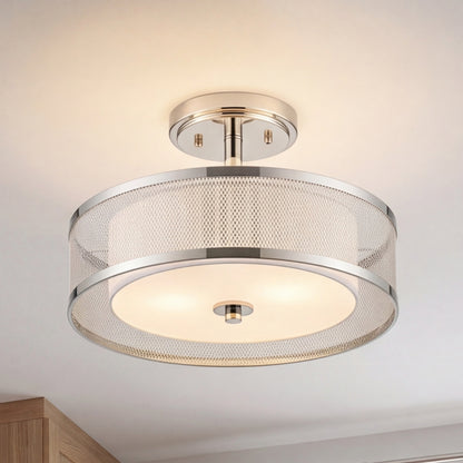 Semi-Flush Mts.-Savoy House Meridian-M60018MBK