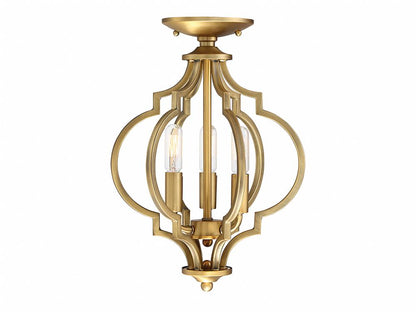 Semi-Flush Mts.-Savoy House Meridian-M60055MBK