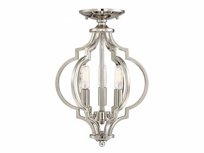 Semi-Flush Mts.-Savoy House Meridian-M60055MBK