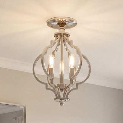 Semi-Flush Mts.-Savoy House Meridian-M60055MBK