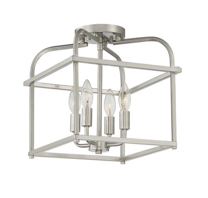 Semi-Flush Mts.-Savoy House Meridian-M60061MBK
