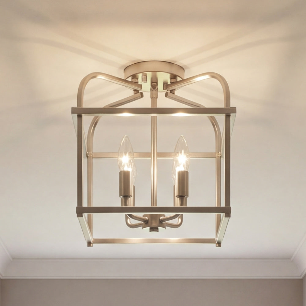 Semi-Flush Mts.-Savoy House Meridian-M60061MBK