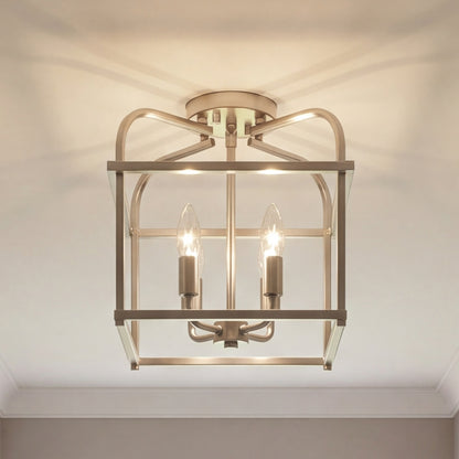 Semi-Flush Mts.-Savoy House Meridian-M60061MBK